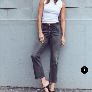 Zara Black Ankle & Cropped Jeans